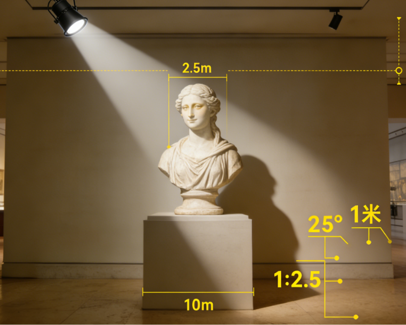 博物館/展廳燈的安裝距離應(yīng)該是多少？